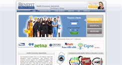 Desktop Screenshot of benefitsolutions.com